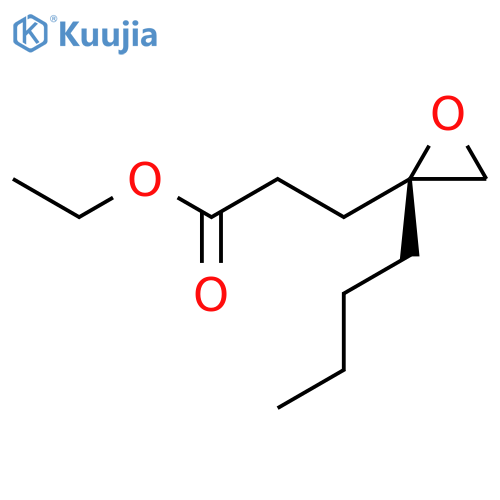 OXIRANEPROPANOIC ACID, 2-BUTYL-, ETHYL ESTER, (2S)- structure