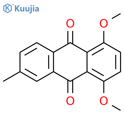 9,10-ANTHRACENEDIONE, 1,4-DIMETHOXY-6-METHYL- structure