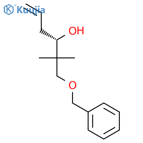 5-HEXEN-3-OL, 2,2-DIMETHYL-1-(PHENYLMETHOXY)-, (3S)- structure