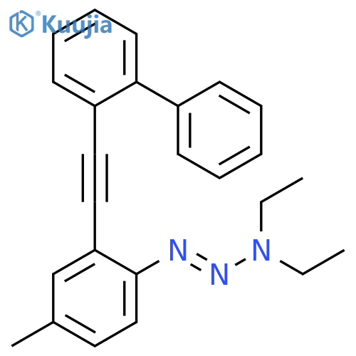 1-TRIAZENE, 1-[2-([1,1'-BIPHENYL]-2-YLETHYNYL)-4-METHYLPHENYL]-3,3-DIETHYL- structure