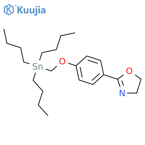 OXAZOLE, 4,5-DIHYDRO-2-[4-[(TRIBUTYLSTANNYL)METHOXY]PHENYL]- structure