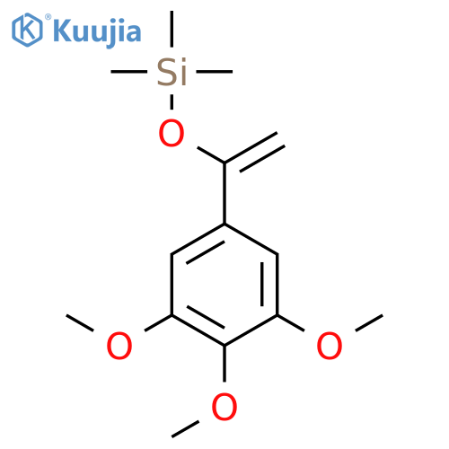 Silane, trimethyl[[1-(3,4,5-trimethoxyphenyl)ethenyl]oxy]- structure