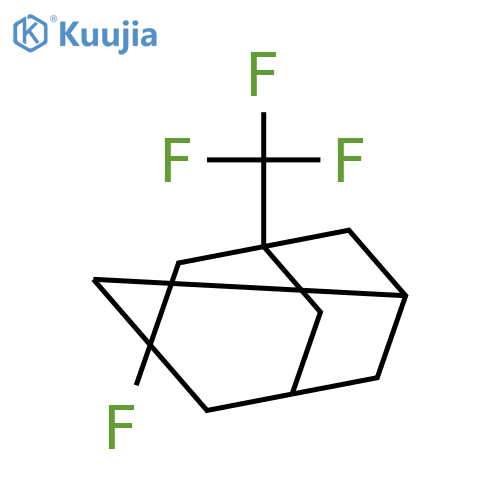 1-fluoro-3-(trifluoromethyl)adamantane structure