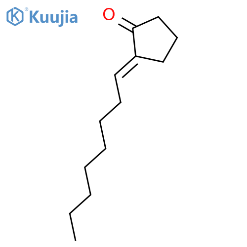 2-Octylidenecyclopentanone structure