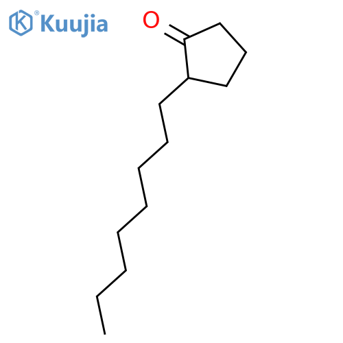 2-octylcyclopentan-1-one structure