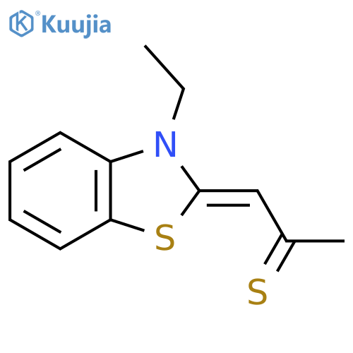3-Ethyl-2-(2-thioxopropylidene)-2,3-dihydrobenzothiazole structure