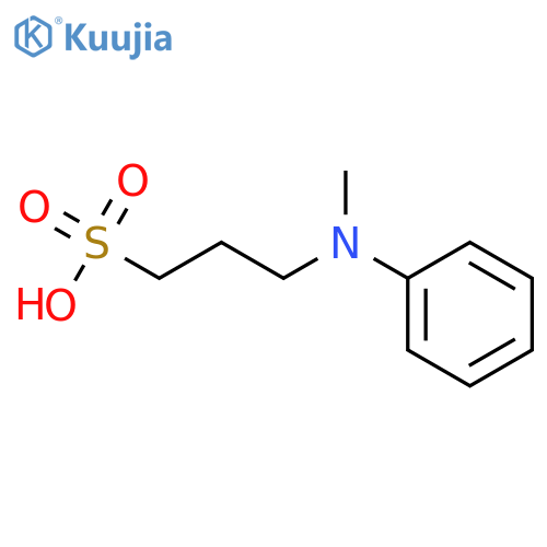 1-Propanesulfonic acid, 3-(methylphenylamino)- structure