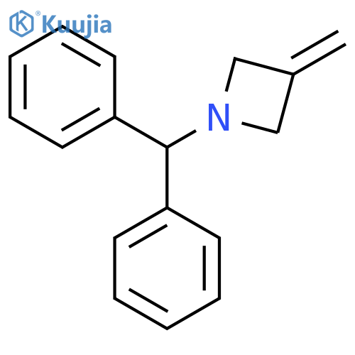 1-(diphenylmethyl)-3-methylideneazetidine structure