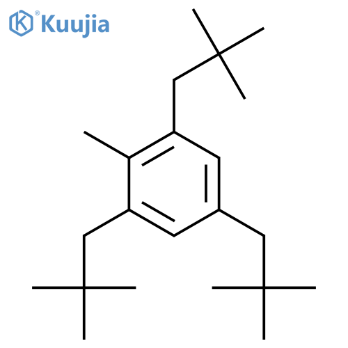 1,3,5-Tris(2,2-dimethylpropyl)-2-methylbenzene structure