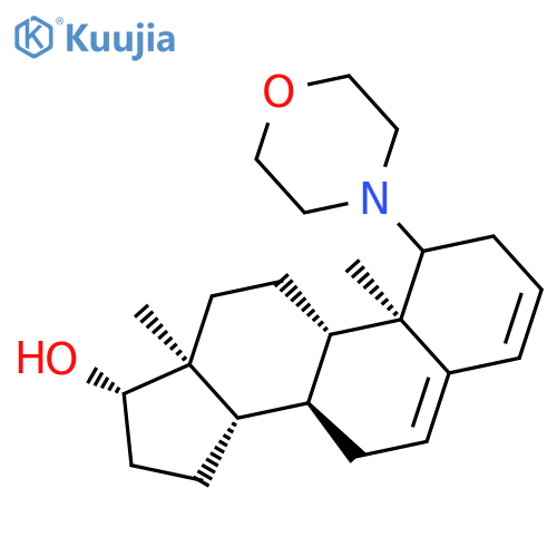 Androsta-3,5-dien-17-ol, 1-(4-morpholinyl)-, (17b)- structure