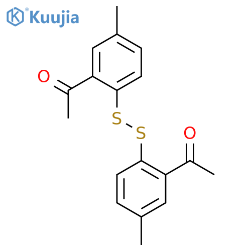 Ethanone, 1,1'-[dithiobis(5-methyl-2,1-phenylene)]bis- structure
