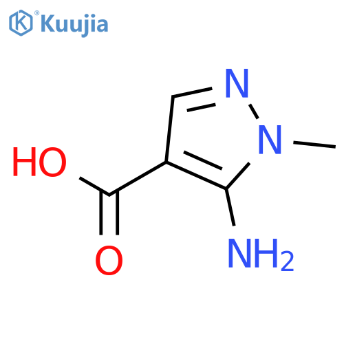 5-Amino-1-methyl-1H-pyrazole-4-carboxylic acid structure