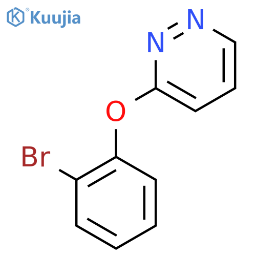 3-(2-Bromophenoxy)pyridazine structure