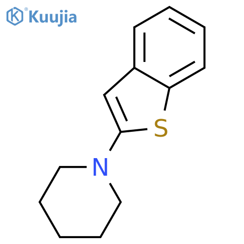 Piperidine, 1-benzo[b]thien-2-yl- structure