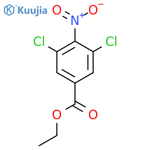 Ethyl 3,5-dichloro-4-nitrobenzoate structure