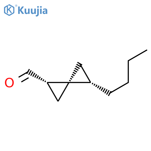 Spiro[2.2]pentane-1-carboxaldehyde,4-butyl-, (1R,3S,4R)-rel- structure
