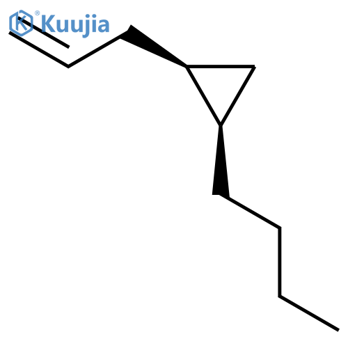 Cyclopropane, 1-butyl-2-(2-propenyl)-, (1R,2S)-rel- structure