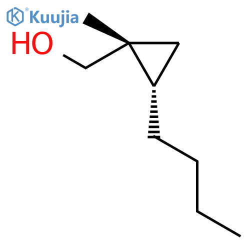 Cyclopropanemethanol, 2-butyl-1-methyl-, (1R,2S)-rel- structure