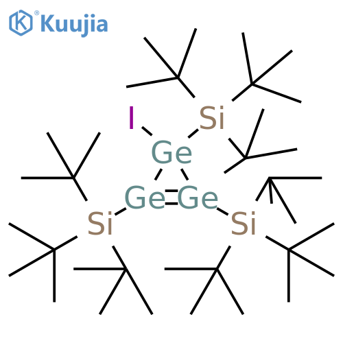 SILANE, (1-IODO-1H-TRIGERMIRENE-1,2,3-TRIYL)TRIS[TRIS(1,1-DIMETHYLETHYL)- structure