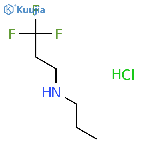 1-PROPANAMINE, 3,3,3-TRIFLUORO-N-PROPYL-, HYDROCHLORIDE structure