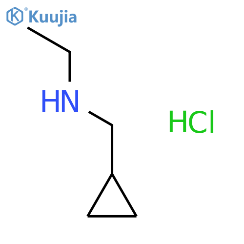 (cyclopropylmethyl)(ethyl)amine hydrochloride structure