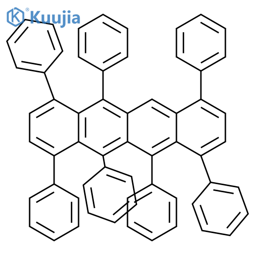 Naphthacene, 1,4,5,6,7,10,11-heptaphenyl- structure