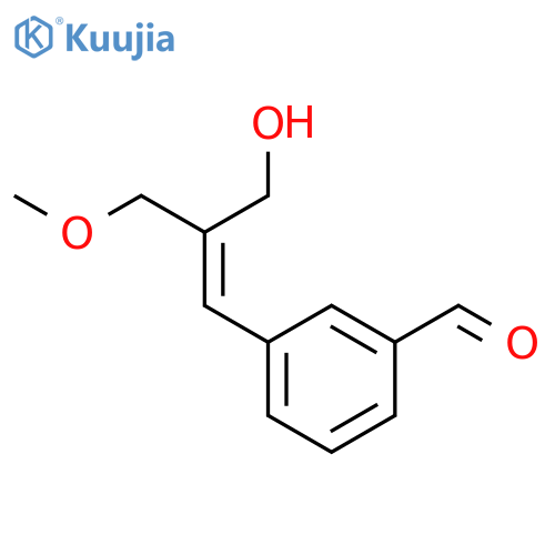BENZALDEHYDE, 3-[(1Z)-3-HYDROXY-2-(METHOXYMETHYL)-1-PROPENYL]- structure