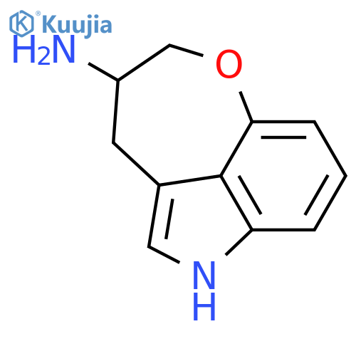 OXEPINO[4,3,2-CD]INDOL-3-AMINE, 2,3,4,6-TETRAHYDRO- structure