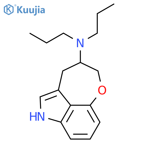 Oxepino[4,3,2-cd]indol-3-amine, 2,3,4,6-tetrahydro-N,N-dipropyl- structure