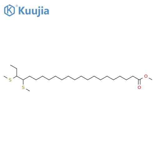 DOCOSANOIC ACID, 19,20-BIS(METHYLTHIO)-, METHYL ESTER structure