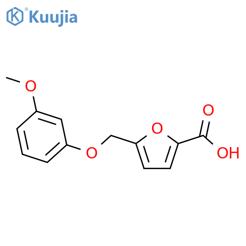 5-(3-Methoxyphenoxy)methyl-2-furoic acid structure