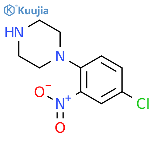 1-(4-chloro-2-nitrophenyl)piperazine structure