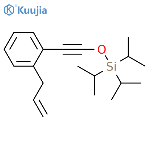 Silane, tris(1-methylethyl)[[[2-(2-propenyl)phenyl]ethynyl]oxy]- structure
