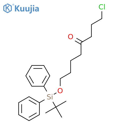4-Octanone, 1-chloro-8-[[(1,1-dimethylethyl)diphenylsilyl]oxy]- structure
