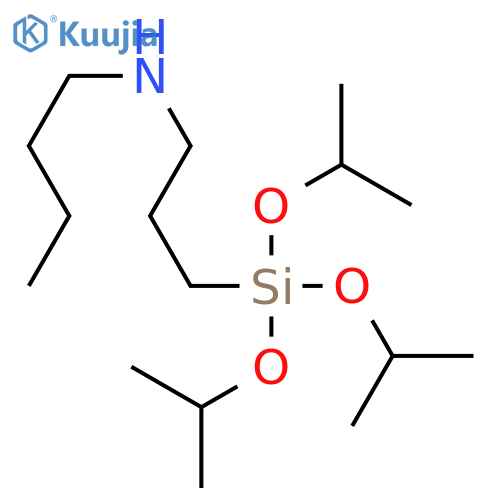 1-Butanamine, N-[3-[tris(1-methylethoxy)silyl]propyl]- structure