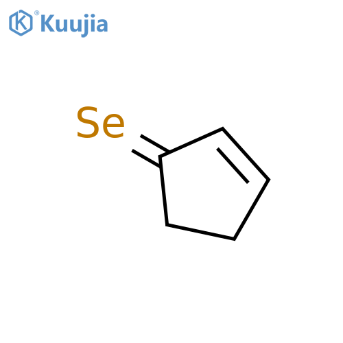2-CYCLOPENTENE-1-SELONE structure