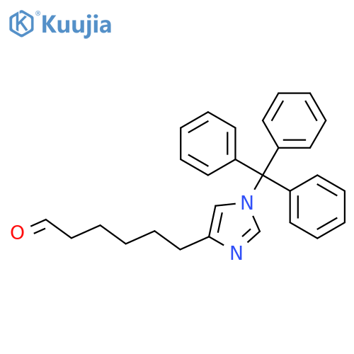 1H-Imidazole-4-hexanal, 1-(triphenylmethyl)- structure