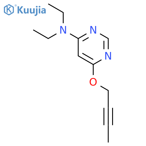 4-Pyrimidinamine, 6-(2-butynyloxy)-N,N-diethyl- structure