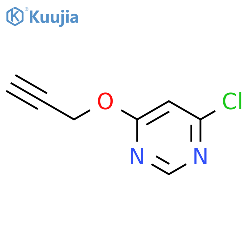 Pyrimidine, 4-chloro-6-(2-propynyloxy)- structure
