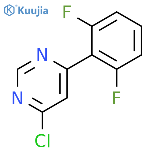 4-chloro-6-(2,6-difluorophenyl)pyrimidine structure