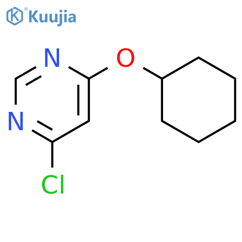 4-chloro-6-(cyclohexyloxy)pyrimidine structure