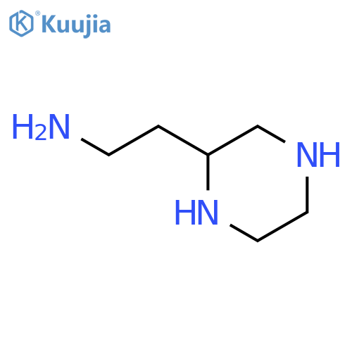 2-Piperazineethanamine(9CI) structure