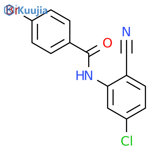 BENZAMIDE, 4-BROMO-N-(5-CHLORO-2-CYANOPHENYL)- structure