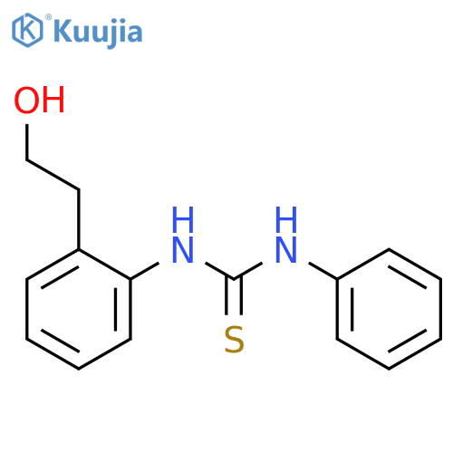 THIOUREA, N-[2-(2-HYDROXYETHYL)PHENYL]-N'-PHENYL- structure