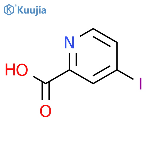 4-iodopyridine-2-carboxylic acid structure