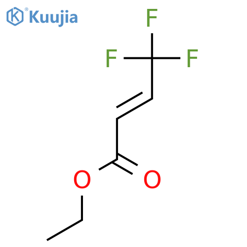 2-Butenoic acid,4,4,4-trifluoro-, ethyl ester structure