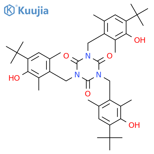 Tris(4-tert-butyl-3-hydroxy-2,6-dimethylbenzyl) Isocyanurate structure