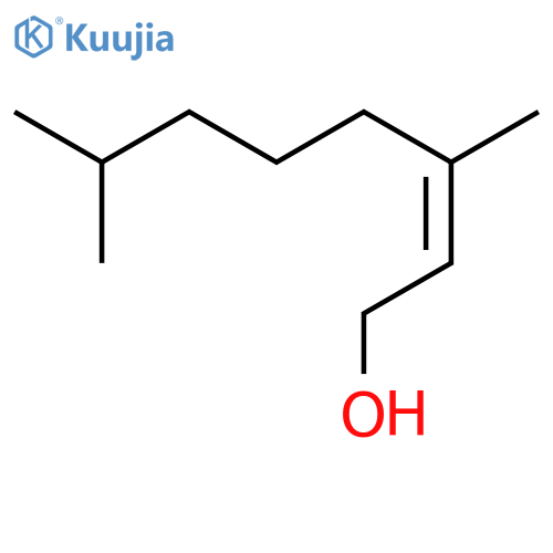 3,7-Dimethyl-2-octen-1-ol (cis trans mixture) (>90%) structure