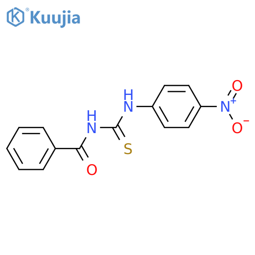 N-Benzoyl-N'-(4-nitrophenyl)thiourea structure