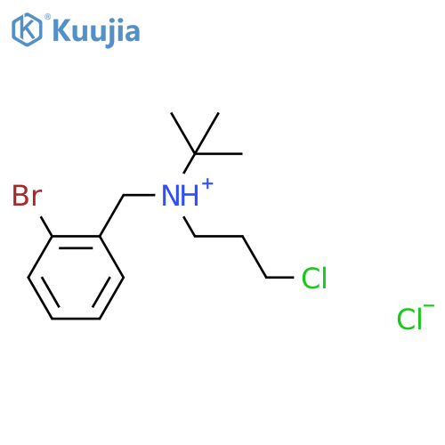 BENZYLAMINE, o-BROMO-N-tert-BUTYL-N-(3-CHLOROPROPYL)-, HYDROCHLORIDE structure